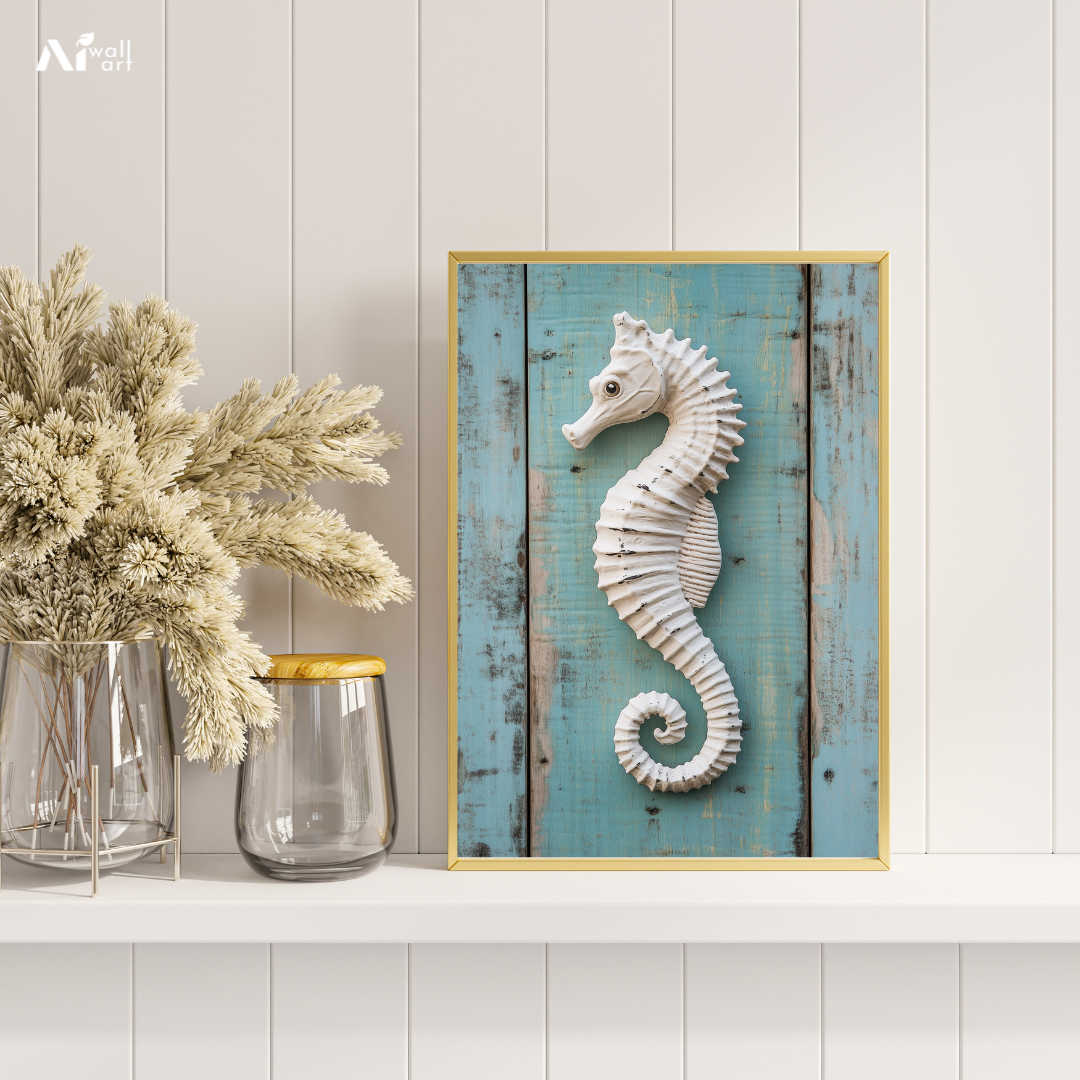 Rustic Seahorse Charm