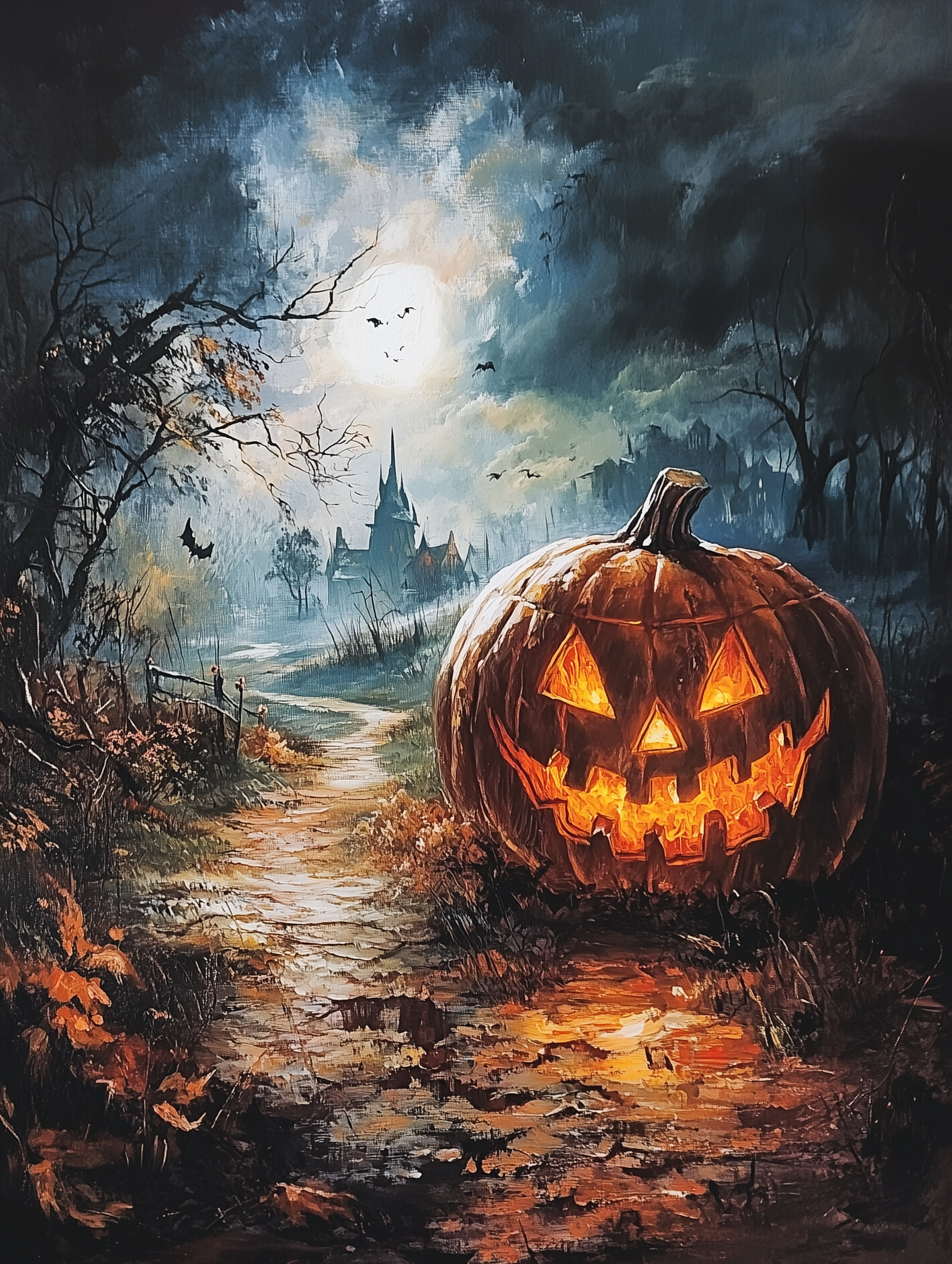 Halloween: Jack-O'-Lantern Path