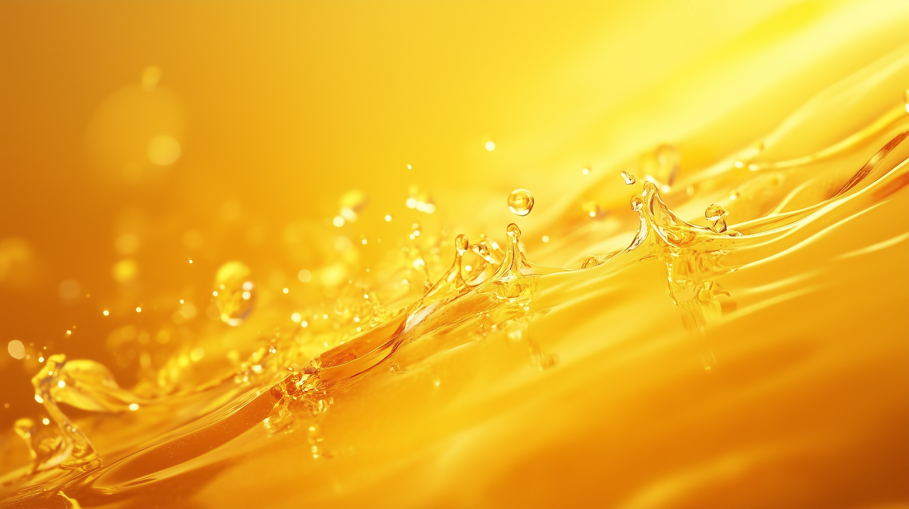 Wallpaper Yellow Drops